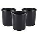 Kuber Industries 7 Ltr Plastic Dustbin for Home with Pedal, Lid &amp; Handle | Dustbin for Kitchen, Bathroom &amp; Office | Garbage Bin for Wet or Dry Waste | Check Dhakkan- Grey &amp; Black
