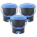 Kuber Industries Pedal Dustbins (7 LTR) Dustbin with Lid | Garbage Bin with Handle | Dustbin for Kitchen, Bathroom, office | Wet &amp; Dry Pedal Waste Bin | Trash Can | Green
