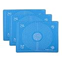 Kuber Industries Silicone Mat for Chapati | Reusable Roti Mat for Kitchen | Non-Stick Silicone Sheet for Chapati | Ideal for Rolling Dough, Kneading & Baking | HW-9-RD | Spiral - Red