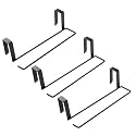 Kuber Industries Pack of 3 Tissue Paper Holder|Wall Mounted Napkin Holder for Bathroom|Multipurpose Cloth &amp; Tissue PaperHolder|Iron Spray Build||Bathroom &amp; Kitchen Organizer|ZT-3120(B)|Black