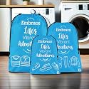 Kuber Industries Pack of 3 Travel Organizer Combo Set | Storage Bags Set | Water-Resistant Organizer for Shoe-Garments-Laundry-Lingerie | Cloth Carrying Bag | Small-Medium-Large | Gray