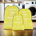 Kuber Industries Pack of 3 Travel Organizer Combo Set | Storage Bags Set | Water-Resistant Organizer for Shoe-Garments-Laundry-Lingerie | Cloth Carrying Bag | Small-Medium-Large | Gray