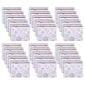 Kuber Industries Pack of 5 Saree Bags for Storage | Non-Woven Wardrobe Organizer | Mesh Window Cloth Storage Set | Single Packing | Gola-Print | White