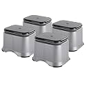Kuber Industries Anti-Slip Bathroom Stool for Bathing | Comfortable Indoor &amp; Outdoor Machiya for Sitting | Durable Adults Bath Stool &amp; Patla Chair for Home | Check Ultra 10- Grey