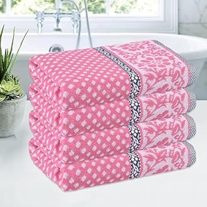 kuber industries cotton bath towel  144 gsm  brown  30x60 inch  highly absorbent  multi-purpose