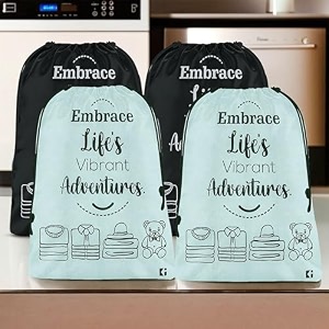 kuber industries pack of 3 cloth storage bag  non-woven storage organizer  travel pouches  cloth carrying bag  garments cover  storage organizer bag  large  grey-brown amp black