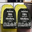 Kuber Industries Pack of 4 Cloth Storage Bag | Storage Organizer | Parachute Cloth Organizer | Waterproof Garments Cover | Travel Storage Bag for Clothing | Large | Brown &amp; Grey