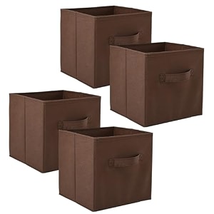 kuber industries pack of 6 foldable storage box  multipurpose storage organizer for clothes  plain wardrobe organizer for book stationary amp toys  11 inch  royal blue