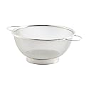 Kuber Industries Stainless Steel Double Mesh Fruits/Vegetable Basket Strainer Set of 1 Pc (Code-VB06) (SFB06)
