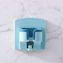 Kuber Industries Hair Dryer Shelves | Wall Mounted Hair Dryer Holder for Barbershop-Bathroom-Bedroom | Multifunction Hair Dryer Holder | Storage Punch Orgnizer | 1332 | White