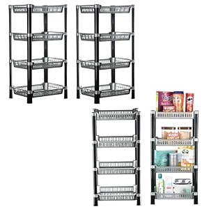 kuber industries pack of 3 multipurpose kitchen organizerstorage rack  3-layer onion stand for kitchen  vessels amp vegetable organiser  maroon