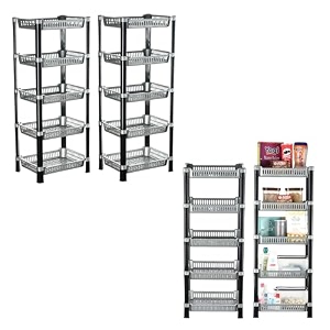 kuber industries pack of 3 multipurpose kitchen organizerstorage rack  3-layer onion stand for kitchen  vessels amp vegetable organiser  maroon