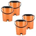 Kuber Industries Pedal Dustbins (7 LTR) Dustbin with Lid | Garbage Bin with Handle | Dustbin for Kitchen, Bathroom, office | Wet &amp; Dry Pedal Waste Bin | Trash Can | Green