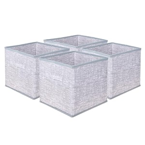 kuber industries disney mickey print non woven fabric modular closet organizer box with handle for cube storage units in closet set of 3black-kubmart16029