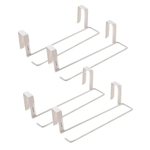 kuber industries pack of 4 tissue paper holderwall mounted napkin holder for bathroommultipurpose cloth amp tissue paperholderiron spray buildbathroom amp kitchen organizerzt-3120wwhite