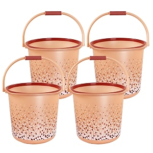 Kuber Industries Pack of 4 Water Bucket