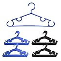 Kuber Industries Pack of 20 Hangers | Multi-Purpose Hangers for Wardrobe-Almirah-Cabinets-Closet | Plastic Cloth Hanger for Trouser-Skirts-Coat-Dresses-Ties | 103 | Green &amp; Pink