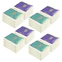 Kuber Industries Pack of 48 Saree Cover | Dress Packing Bags with Zip | Saree Pouches for Storage | Clothes Organizer for Wardrobe | Ivory