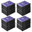 Kuber Industries Non-Woven Pack of 24 Saree Cover|Dress Packing Bags with Zip|Saree Pouches for Storage|Clothes Organizer for Wardrobe|Black, 360 mm, 10 mm