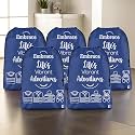 Kuber Industries Pack of 5 Cloth Storage Bag | Storage Organizer | Travel Cloth Carrying Bag | Garments Cover for Laundry | Travel Storage Organizer for Clothing | Large | Royal Blue