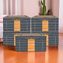Kuber Industries 24 Liter Clothes Storage Box | Foldable Steel Frame Clothes Organizer | Storage Box For Wardrobe-Saree-Shirts And Blankets | Underbed Storage Bag | Brown
