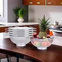 Kuber Industries Fruit Basket | Stainless Steel Vegetables Strainer | Multipurpose Fruit Basket | Colander Basket for Pasta-Noodles-Grains | Mesh Basket with Handle | 9 Inch | Silver