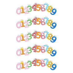 kuber industries pack of 5 magnet number stickers  magnetic wooden numbers  magnet numbers for learning-educational purpose  toy for kids  fridge magnet stickers  tzxy133  50 pcs  multicolor