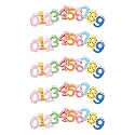 Kuber Industries Pack of 5 Magnet Number Stickers | Magnetic Wooden Numbers | Magnet Numbers for Learning-Educational Purpose | Toy for Kids | Fridge Magnet Stickers | TZXY133 | 50 Pcs | Multicolor