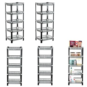 kuber industries pack of 3 multipurpose kitchen organizerstorage rack  3-layer onion stand for kitchen  vessels amp vegetable organiser  maroon