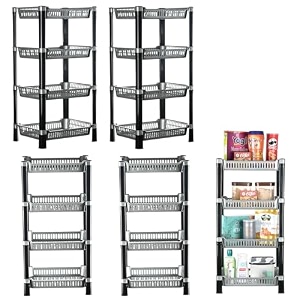 kuber industries pack of 3 multipurpose kitchen organizerstorage rack  3-layer onion stand for kitchen  vessels amp vegetable organiser  maroon
