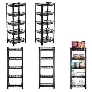 kuber industries pack of 3 multipurpose kitchen organizerstorage rack  3-layer onion stand for kitchen  vessels amp vegetable organiser  maroon