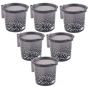 kuber industries bath mug  15 ltr plastic multipurpose mug  tinted print-black
