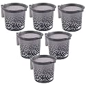 Kuber Industries Bath Mug | 1.5 LTR Plastic Multipurpose Mug | Tinted Print-Black