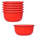 Kuber Industries Pack of 1 Bath/Washing Tub|Multipurpose With Unbreakable Plastic Material|Size 54 x 54 x 25 CM, Capicity 40 LTR (Blue)