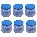 Kuber Industries Pack of 6 Bathroom Stool | Plastic Stool for Bathroom | Stool for Sitting | Anti -Slip with Strong Bearing | Patla for Toilet | Printed Design | Blue