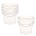 Kuber Industries Bucket for Bathroom|Bucket 16 LTR|Plastic Bucket Fot Bathroom, Kitchen (White)