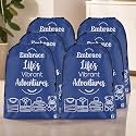 Kuber Industries Pack of 6 Cloth Storage Bag | Storage Organizer | Travel Cloth Carrying Bag | Garments Cover for Laundry | Travel Storage Organizer for Clothing | Large | Royal Blue