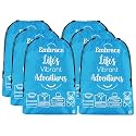 Kuber Industries Pack of 5 Cloth Storage Bag | Storage Organizer | Travel Cloth Carrying Bag | Garments Cover for Laundry | Travel Storage Organizer for Clothing | Large | Sky Blue