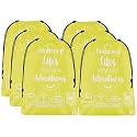 Kuber Industries Pack of 6 Cloth Storage Bag | Storage Organizer | Travel Cloth Carrying Bag | Garments Cover for Laundry | Travel Storage Organizer for Clothing | Large | Yellow
