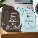 Kuber Industries Pack of 3 Cloth Storage Bag | Non-Woven Storage Organizer | Travel Pouches | Cloth Carrying Bag | Garments Cover | Storage Organizer Bag | Large | Grey-Brown &amp; Black