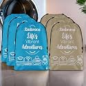Kuber Industries Pack of 4 Cloth Storage Bag | Storage Organizer | Parachute Cloth Organizer | Waterproof Garments Cover | Travel Storage Bag for Clothing | Large | Brown &amp; Grey