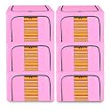 Kuber Industries Flower Print Foldable Woven Underbed Storage Bag|Large Storage Organiser|Blanket Cover with Transparent Window|Size 65 x 45 x 31 CM (Black)-KUBMART16598(Fabric)