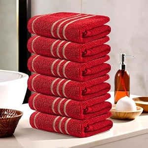 kuber industries pack of 3 cotton face towel  14x21 inch  workout gym napkins  hand towel for men amp woman  quick-drying napkins for travel use  check border  golden