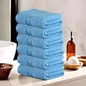 Kuber Industries (Pack of 3) Cotton Face Towel | 14x21 Inch | Workout Gym Napkins | Hand Towel For Men &amp; Woman | Quick-Drying Napkins For Travel Use | Check Border | Golden