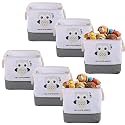 Kuber Industries Collapsible 24 L Storage Box for Clothes | Baby Dress Organizer for Wardrobe &amp; Saman Rakhne Wala Box for Kids Toys, Diaper/Books | GM-6-GRY | Embossed Elephant - Grey