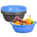 Kuber Industries Pack of 2 Multipurpose Storage Organizer for Office &amp; Kitchen | Desktop &amp; Stationery Organizer | 12 LTR | Gray &amp; Brown