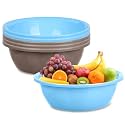 Kuber Industries Pack of 2 Multipurpose Storage Organizer for Office &amp; Kitchen | Desktop &amp; Stationery Organizer | 12 LTR | Gray &amp; Brown