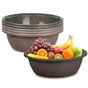 Kuber Industries Pack of 2 Multipurpose Storage Organizer for Office &amp; Kitchen | Desktop &amp; Stationery Organizer | 12 LTR | Gray &amp; Brown
