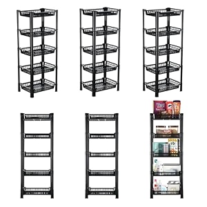 kuber industries pack of 3 multipurpose kitchen organizerstorage rack  3-layer onion stand for kitchen  vessels amp vegetable organiser  maroon