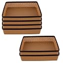 Kuber Industries (Pack of 2) Office Desk Tray | Plastic Stationary, Document Tray | File, Paper Tray for Office | Storage Tray for Kitchen, Books | Brown